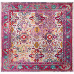 Safavieh Crystal 506 Rug, CRS506 - Light Blue / Fuchsia