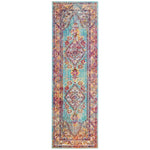 Safavieh Crystal 507 Rug, CRS507 - Light Blue / Orange