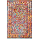 Safavieh Crystal 507 Rug, CRS507 - Light Blue / Orange