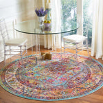 Safavieh Crystal 507 Rug, CRS507 - Light Blue / Orange