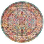 Safavieh Crystal 507 Rug, CRS507 - Light Blue / Orange