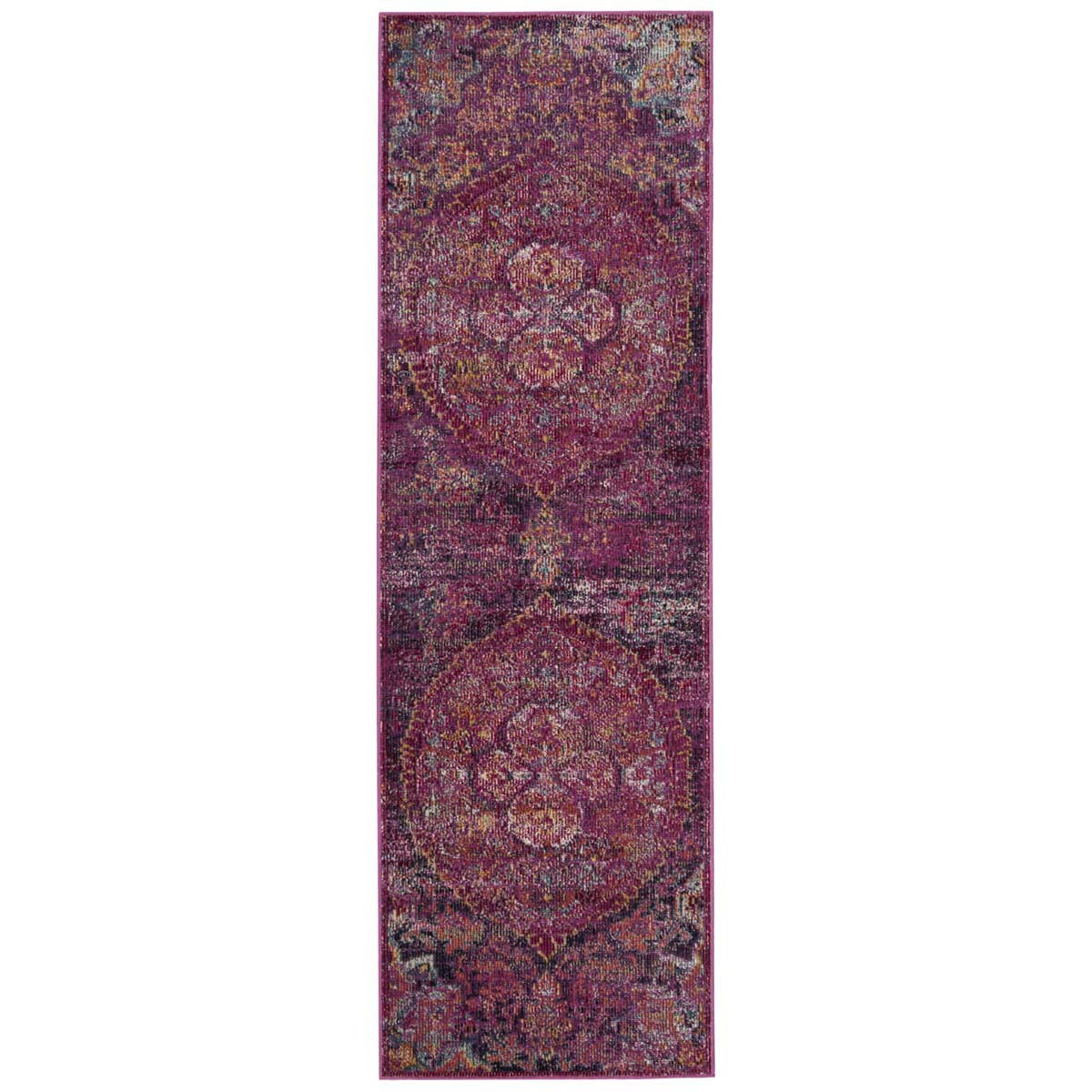 Safavieh Crystal 512 Rug, CRS512 - Fuchsia / Purple