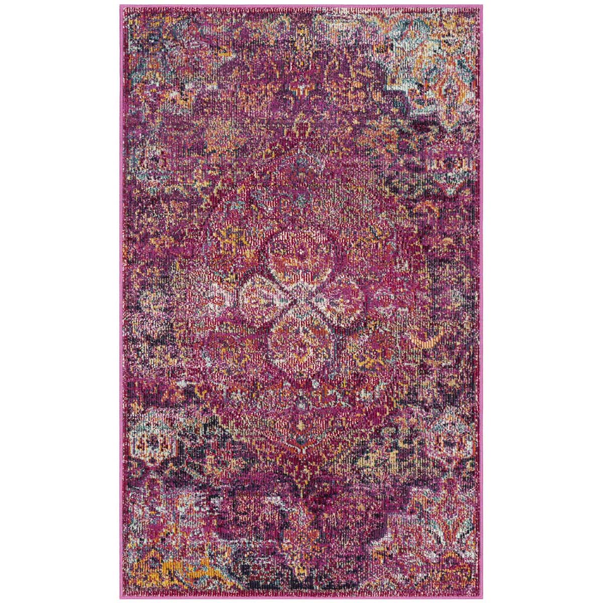 Safavieh Crystal 512 Rug, CRS512 - Fuchsia / Purple