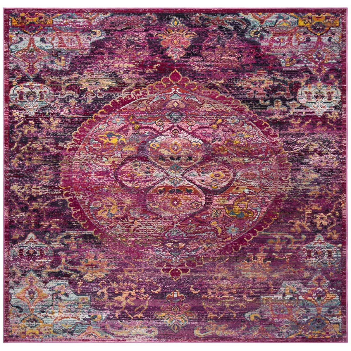 Safavieh Crystal 512 Rug, CRS512 - Fuchsia / Purple