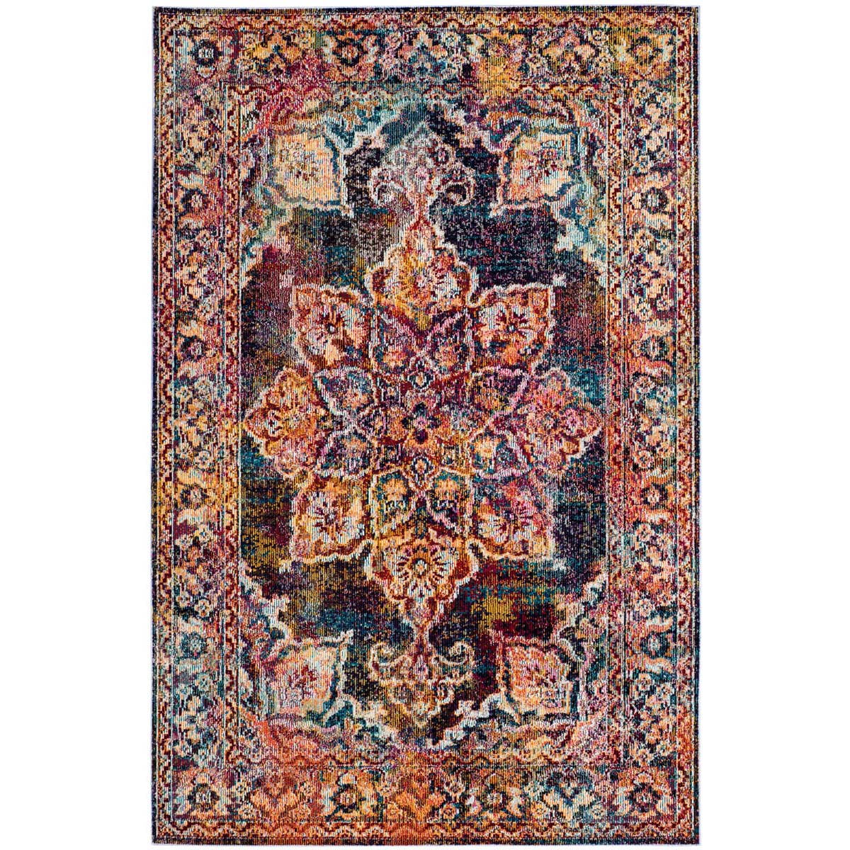 Safavieh Crystal 513 Rug, CRS513 - Navy / Light Blue