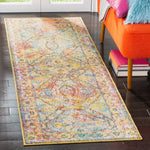 Safavieh Crystal 516 Rug, CRS516 - Light Blue / Orange