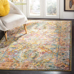 Safavieh Crystal 516 Rug, CRS516 - Light Blue / Orange