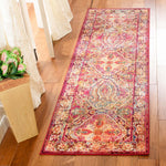 Safavieh Crystal 516 Rug, CRS516 - Fuchsia / Light Blue