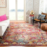 Safavieh Crystal 516 Rug, CRS516 - Fuchsia / Light Blue