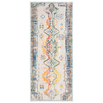 Safavieh Crystal 517 Rug, CRS517 - Light Grey / Orange