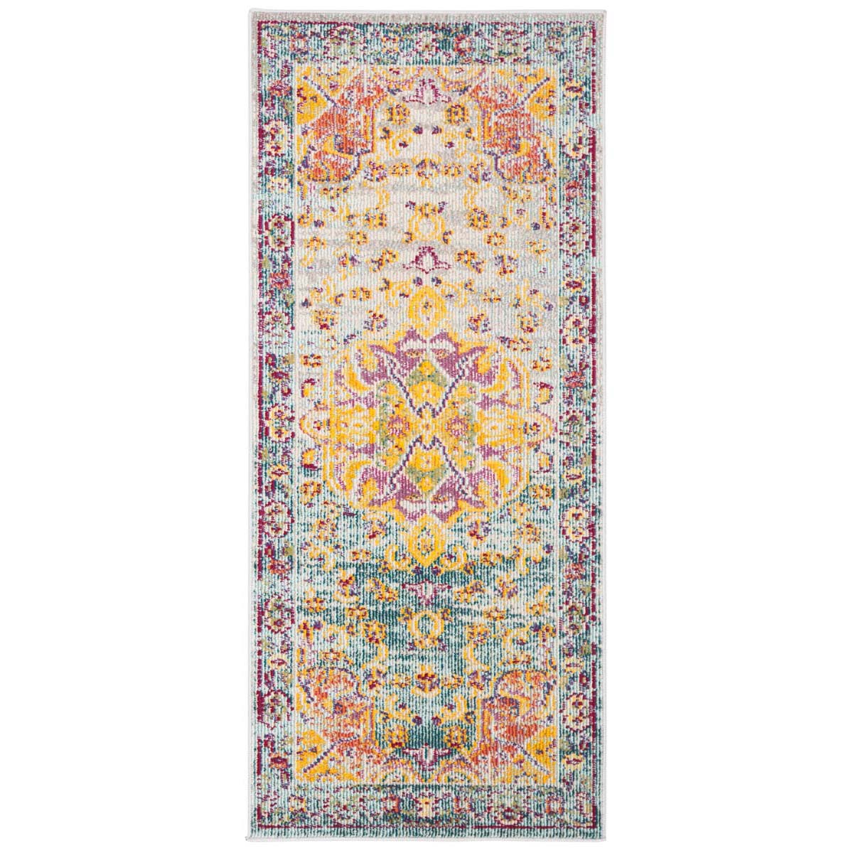 Safavieh Crystal 520 Rug, CRS520 - Turquoise / Rust