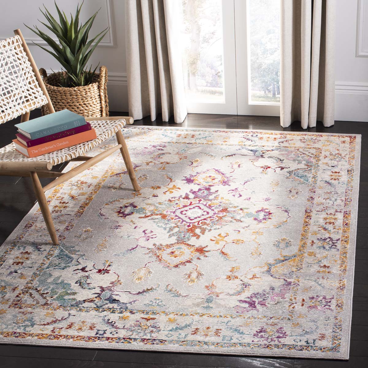 Safavieh Crystal 521 Rug, CRS521 - Grey / Cream