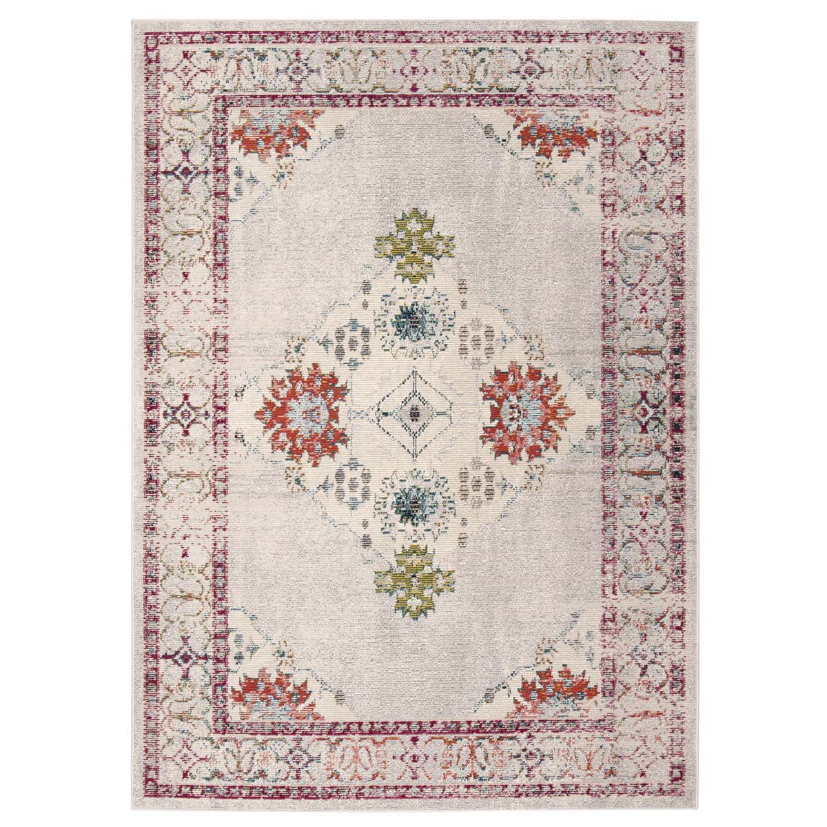 Safavieh Crystal 522 Rug, CRS522 - Cream / Grey