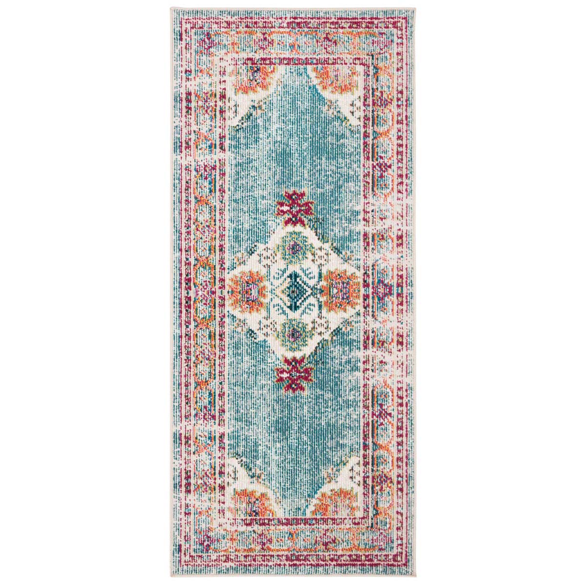 Safavieh Crystal 522 Rug, CRS522 - Cream / Turquoise