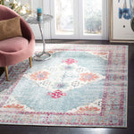 Safavieh Crystal 522 Rug, CRS522 - Cream / Turquoise