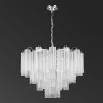 Safavieh Couture Breanna Glass Chandelier - Chrome / Clear