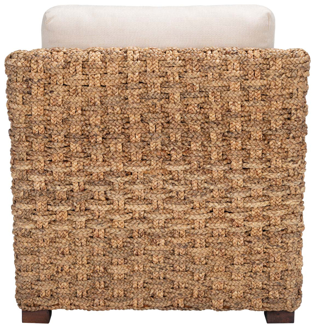 Safavieh Couture Gregory Water Hyacinth Accent Chair - Natural / Beige