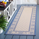 Safavieh Courtyard 901 Rug, CY0901 - NATURAL / BLUE