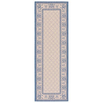 Safavieh Courtyard 901 Rug, CY0901 - NATURAL / BLUE