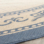 Safavieh Courtyard 901 Rug, CY0901 - NATURAL / BLUE