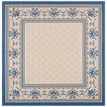 Safavieh Courtyard 901 Rug, CY0901 - NATURAL / BLUE