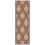 Safavieh Courtyard 714 Rug, CY2714 - CHOCOLATE / NATURAL