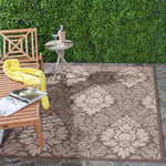 Safavieh Courtyard 714 Rug, CY2714 - CHOCOLATE / NATURAL