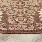 Safavieh Courtyard 714 Rug, CY2714 - CHOCOLATE / NATURAL