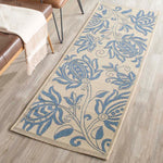 Safavieh Courtyard 2961 Blue Rug, CY2961 - Natural / Blue