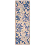 Safavieh Courtyard 2961 Blue Rug, CY2961 - Natural / Blue