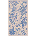 Safavieh Courtyard 2961 Blue Rug, CY2961 - Natural / Blue