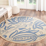 Safavieh Courtyard 2961 Blue Rug, CY2961 - Natural / Blue