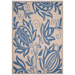 Safavieh Courtyard 2961 Blue Rug, CY2961 - Natural / Blue