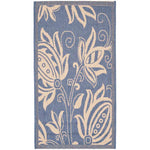 Safavieh Courtyard 2961 Blue Rug, CY2961 - Blue / Natural