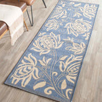 Safavieh Courtyard 2961 Blue Rug, CY2961 - Blue / Natural