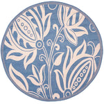 Safavieh Courtyard 2961 Blue Rug, CY2961 - Blue / Natural