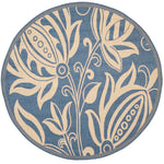 Safavieh Courtyard 2961 Blue Rug, CY2961 - Blue / Natural