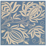 Safavieh Courtyard 2961 Blue Rug, CY2961 - Blue / Natural