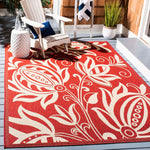 Safavieh Courtyard 104 Rug, CY6104 - Red / Natural