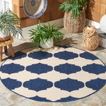 Safavieh Courtyard 162 Rug, CY6162 - BEIGE / NAVY