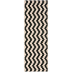 Safavieh Courtyard 245 Rug, CY6245 - BLACK / BEIGE