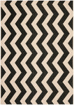 Safavieh Courtyard 245 Rug, CY6245 - BLACK / BEIGE