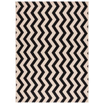 Safavieh Courtyard 245 Rug, CY6245 - BLACK / BEIGE