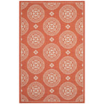 Safavieh Courtyard 716 Rug, CY6716 - TERRACOTTA