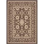 Safavieh Courtyard 727 Rug, CY6727 - CHOCOLATE / CREAM