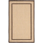 Safavieh Courtyard 822 Rug, CY6822 - NATURAL / CHOCOLATE