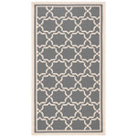 Safavieh Courtyard 916 Rug, CY6916 - ANTHRACITE / BEIGE