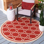 Safavieh Courtyard 916 Rug, CY6916 - RED / BONE