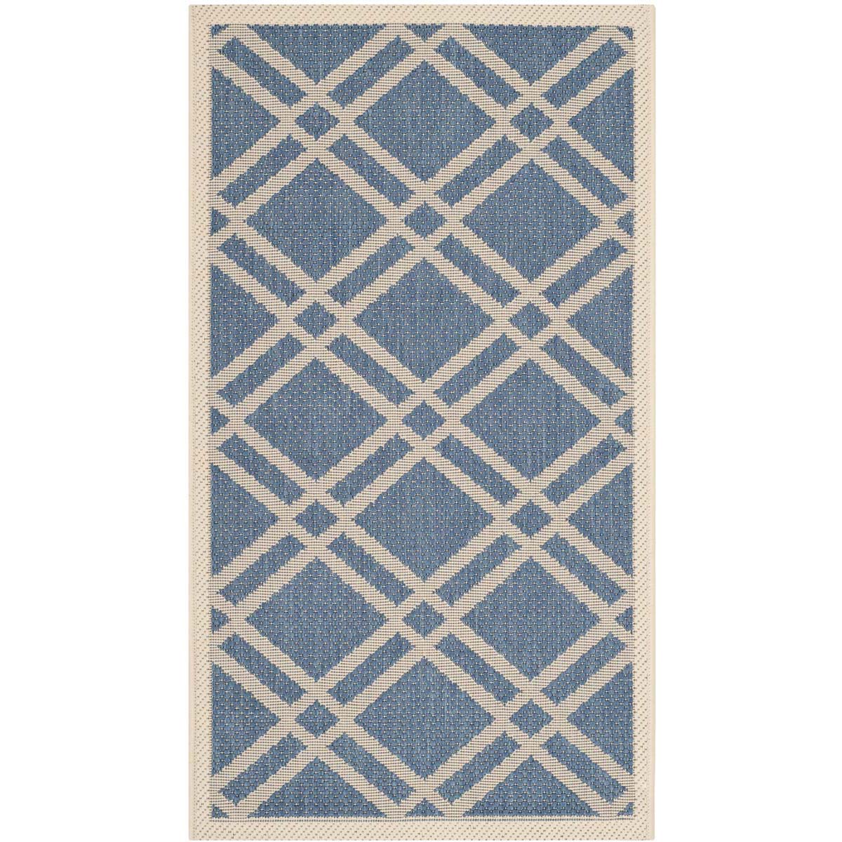 Safavieh Courtyard 923 Rug, CY6923 - BLUE / BEIGE