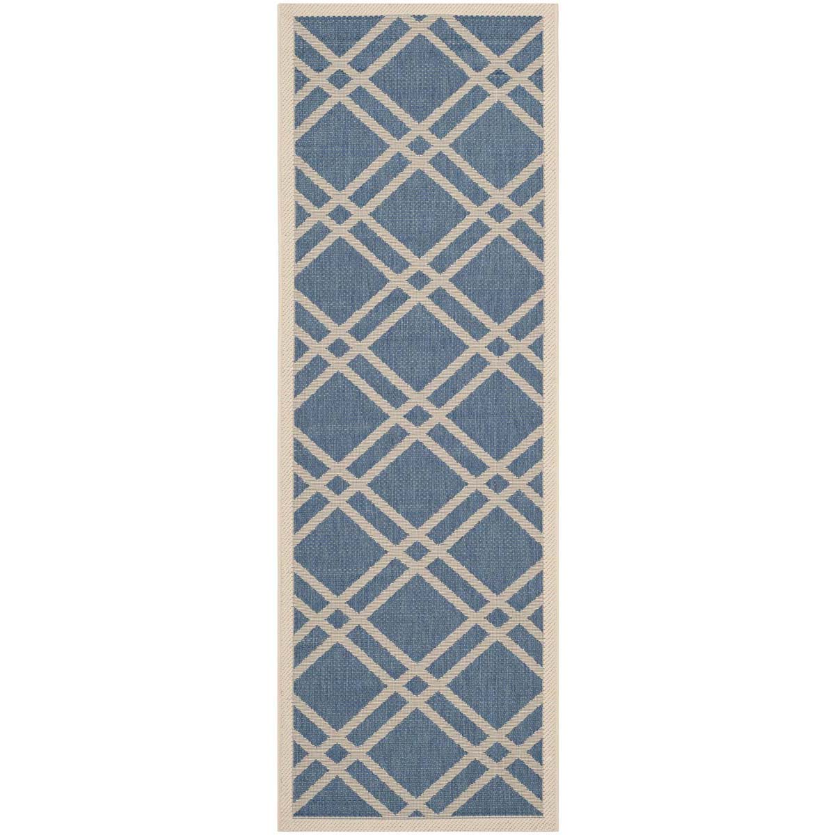 Safavieh Courtyard 923 Rug, CY6923 - BLUE / BEIGE